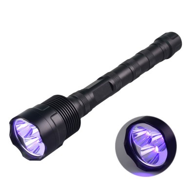 long baton 3X18650 battery strongest uv blacklight led flashlight detector torchlight flashlight high quality amazon