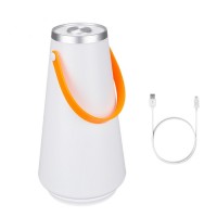 Dimming Touch Portable Lantern Hanging Tent Lamp LED USB Rechargeable Camping Light