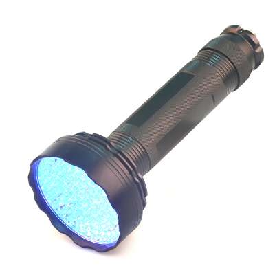 amazon hot sale aluminum alloy waterproof 30w 128 led 395nm uv flashlight