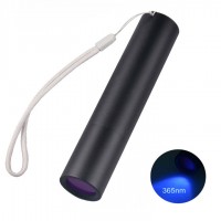 TOPCOM Professional UV Black Filter 365nm USB Rechargeable Aluminum Detector Flashlight 365-370nm UV Light Torch