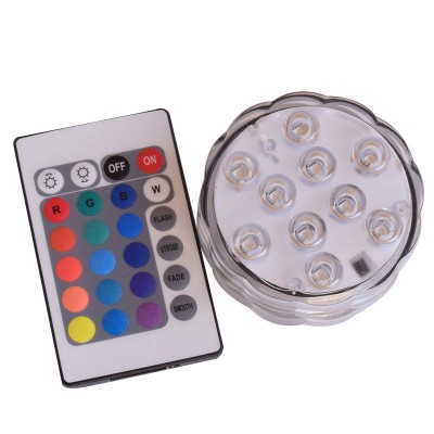 High Quality Creative circular Multi Color Remote control led light-emitting Coaster For Bar Wedding Decoration