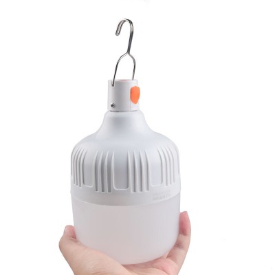 Outdoor Camping 40W 80W Rechargeable 1000lm Micro USB Emergency Bulb