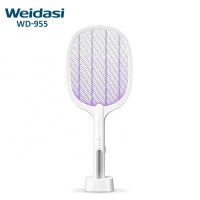 Rechargeable battery mosquito bat electric mosquito killer fly swatter with USB input port