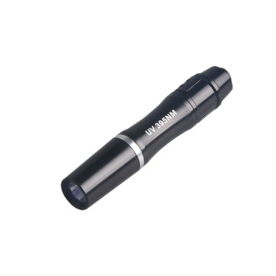 uv 395 nm flashlight spotlight black torch portable pen light with pocket clip